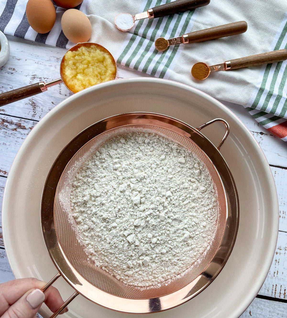 Rose Gold Sieves ~ Set of Two