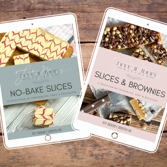 No Bake Slices & Brownies - 2 eBook Bundle